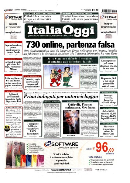 Italia oggi : quotidiano di economia finanza e politica